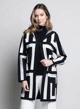 Load image into Gallery viewer, FW24 HOODED CARDI GEO LK504CS
