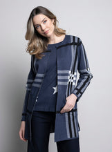 Load image into Gallery viewer, FW24 PLAID CARDI LK5361J
