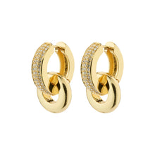 Load image into Gallery viewer, LEARN RECYCLED CHUNKY HOOP EARRINGS
