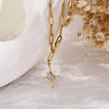 Load image into Gallery viewer, Mix Chain w Star Pendant 220525G
