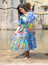 Load image into Gallery viewer, PATCH COLLAR DRESS
