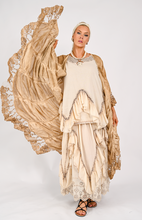 Load image into Gallery viewer, SS26 PAPERLACE RUFFLE LAYERED SKIRT
