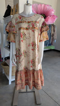 Load image into Gallery viewer, SS26 PAPERLACE TWO TONE FLOWER PRINT DRESS
