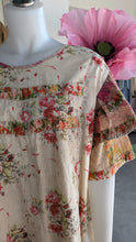 Load image into Gallery viewer, SS26 PAPERLACE TWO TONE FLOWER PRINT DRESS

