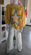 Load image into Gallery viewer, SS26 PAPERLACE LOVE TOP WITH STAR APPLIQUE
