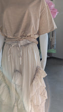 Load image into Gallery viewer, SS26 PAPERLACE RUFFLE LAYERED SKIRT
