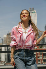 Load image into Gallery viewer, SS26 SMASH+TESS KAITLYN COTTON STRIPED TOP
