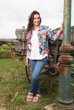 Load image into Gallery viewer, PRINTED COTTON PONTE JACKET
