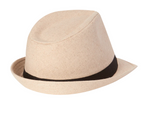 Load image into Gallery viewer, Womens Fedora Pippa in Stone - HFL-0153-147
