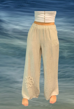 Load image into Gallery viewer, ss25 FLOWER PANT 111 6780
