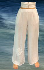 Load image into Gallery viewer, ss25 FLOWER PANT 111 6780
