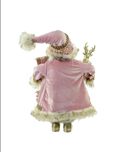 Pink Standing Luxurious Santa ST19191P