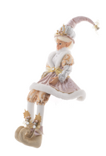Load image into Gallery viewer, Pink/Beige Sitting Female Elf ST4397
