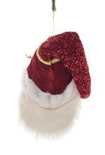 Load image into Gallery viewer, Red/White Sparkling Santa Head ST4450
