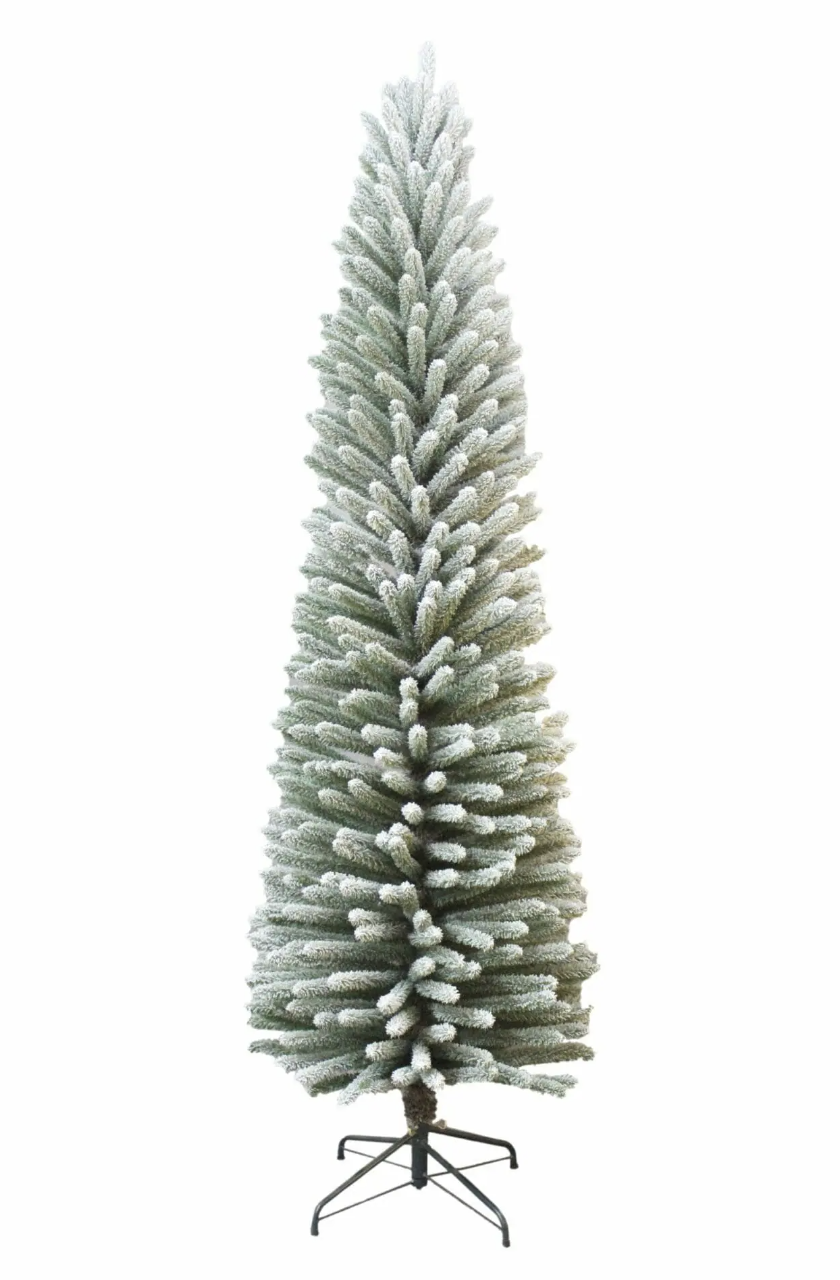 GREEN ARTIFICIAL FROSTED CHRISTMAS TREE T8436