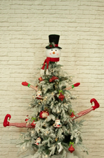 Load image into Gallery viewer, Snowman Tree Topper CF3002SB
