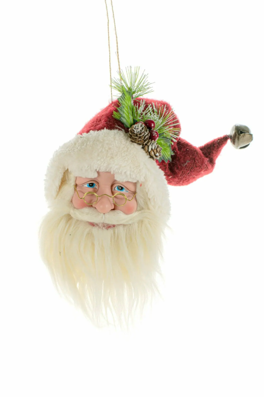 Santa Head Ornament DK0733