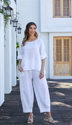 Load image into Gallery viewer, SS25 MAE'S LINEN TOP 17548
