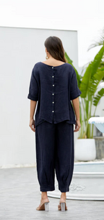 Load image into Gallery viewer, SS25 MAE'S LINEN TOP 17548
