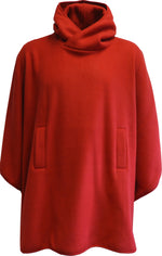 Load image into Gallery viewer, Arseno Fleece Hooded Poncho XP9012
