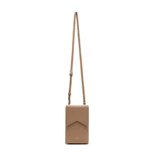 Load image into Gallery viewer, Pixie Mood - Karla - Recycled Vegan Phone Crossbody Bag - Latte Pebbled

