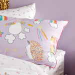 Load image into Gallery viewer, Riva Home - Unicorniverse Kids 100% Cotton Duvet Cover Set Lilac
