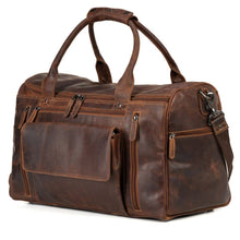 Load image into Gallery viewer, Greenwood Leather - Leather Travel Bag Large - Casual Vintage Look - GW12790
