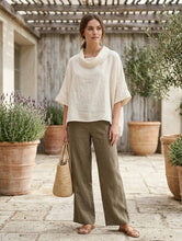 Load image into Gallery viewer, SS26 Classic Lino and more 12238 - Linen top with collar
