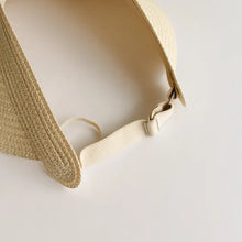 Load image into Gallery viewer, SS26 CREAM ROLL-UP VISOR HAT
