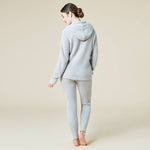Load image into Gallery viewer, Softies - Women&#39;s Solid Marshmallow Hoodie Lounge Set with Jogger Pant
