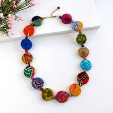 Load image into Gallery viewer, DOTTED DISC NECKLACE
