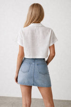 Load image into Gallery viewer, SS26 7902 ANAZ Cropped Linen Summer Shirts
