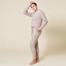 Load image into Gallery viewer, Softies - Women's Solid Marshmallow Hoodie Lounge Set with Jogger Pant
