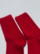 Load image into Gallery viewer, Billy Bamboo - FLUFFY ANGORA SOCKS - CRYSTALS
