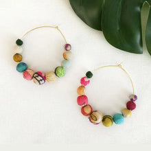 Load image into Gallery viewer, SS26 WORLDFINDS KANTHA GRADUATED HOOPS
