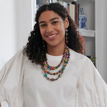 Load image into Gallery viewer, SS26 WORLDFINDS  KANTHA CATALINA NECKLACE
