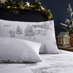 Load image into Gallery viewer, Riva Home - Midwinter Toile Duvet Cover Set Snow
