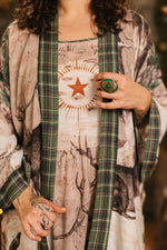 Load image into Gallery viewer, Market of Stars (Worldwide) - Winter Wish Bohéme Long Maxi Slip Dress w/ Christmas Deer
