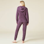 Load image into Gallery viewer, Softies - Women&#39;s Solid Marshmallow Hoodie Lounge Set with Jogger Pant
