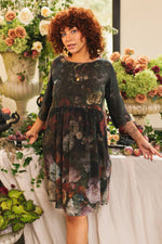 Load image into Gallery viewer, Market of Stars (Worldwide) - Flight of Fancy Artist Dress Tunic w/ Pockets &amp; Hummingbirds
