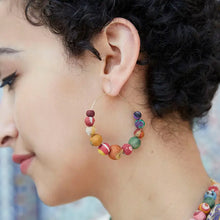 Load image into Gallery viewer, SS26 WORLDFINDS KANTHA GRADUATED HOOPS
