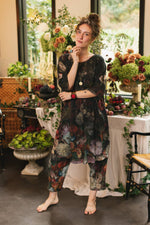 Load image into Gallery viewer, Market of Stars (Worldwide) - Flight of Fancy Artist Dress Tunic w/ Pockets &amp; Hummingbirds
