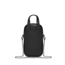 Load image into Gallery viewer, Pixie Mood - Cassandra - Recycled Vegan Phone Crossbody - Black Pebbled
