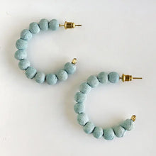 Load image into Gallery viewer, SS26 WORLDFINDS BLUE SKIES MINI HOOPS
