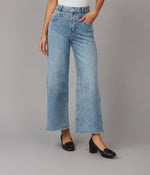 Load image into Gallery viewer, Lola Jeans - MILAN-JB High Rise Wide Leg Jeans 31&quot; Inseam: 31 / 31&quot; Inseam / Jaded Blue
