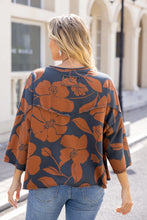 Load image into Gallery viewer, FW26 ORANGE FASHION DANIELLE'S FLORAL POCKET FRENCH TERRY TOP
