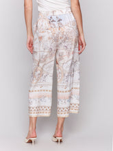 Load image into Gallery viewer, PRINTED LINEN STRETCH PANTS
