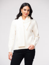 Load image into Gallery viewer, FW26 ES SPORTS SOFT SWEATER WITH ATTACHED SCARF
