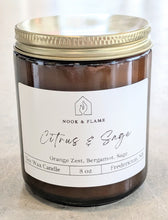 Load image into Gallery viewer, SS26 NOOK &amp; FLAME 8OZ SOY WAX CANDLES
