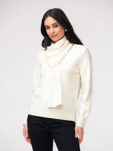 Load image into Gallery viewer, FW26 ES SPORTS SOFT SWEATER WITH ATTACHED SCARF
